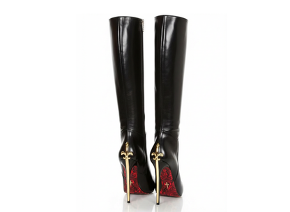 LVST BOTTES DAGGERS RED