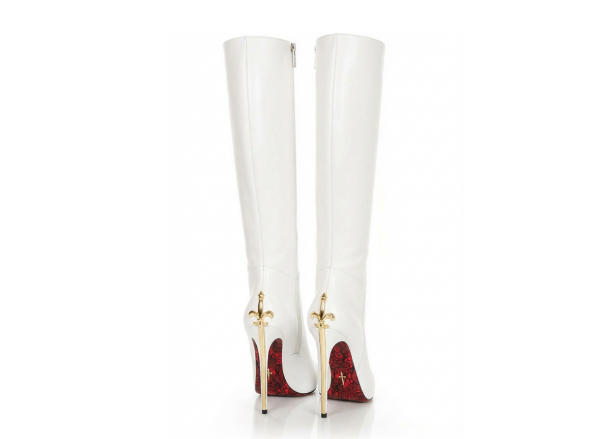 LVST BOTTES DAGGERS WHITE